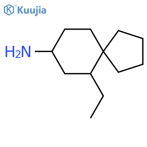 6-Ethylspiro[4.5]decan-8-amine structure
