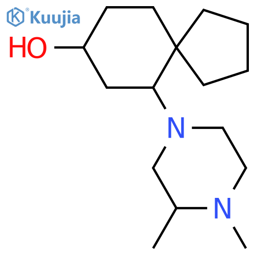 6-(3,4-Dimethylpiperazin-1-yl)spiro[4.5]decan-8-ol structure