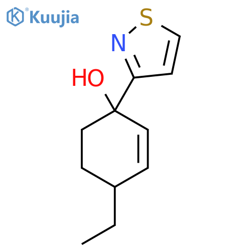 4-Ethyl-1-(1,2-thiazol-3-yl)cyclohex-2-en-1-ol structure