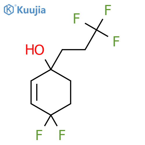 4,4-Difluoro-1-(3,3,3-trifluoropropyl)cyclohex-2-en-1-ol structure