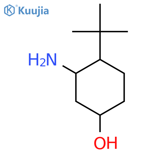 3-Amino-4-tert-butylcyclohexan-1-ol structure