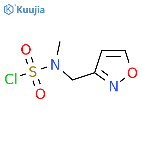 N-methyl-N-[(1,2-oxazol-3-yl)methyl]sulfamoyl chloride structure