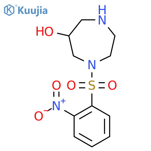 1-(2-nitrobenzenesulfonyl)-1,4-diazepan-6-ol structure