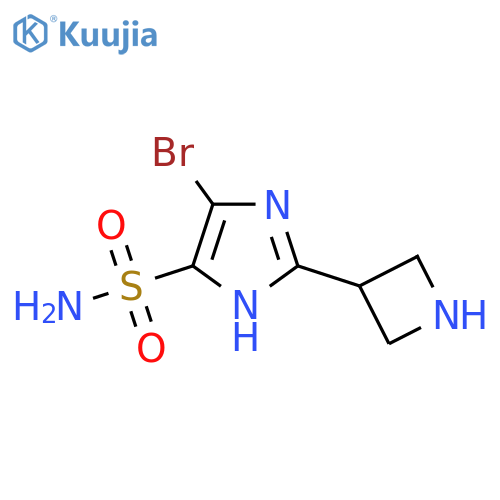 2-(azetidin-3-yl)-4-bromo-1H-imidazole-5-sulfonamide structure