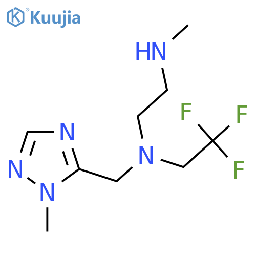 (1-methyl-1H-1,2,4-triazol-5-yl)methyl2-(methylamino)ethyl(2,2,2-trifluoroethyl)amine structure