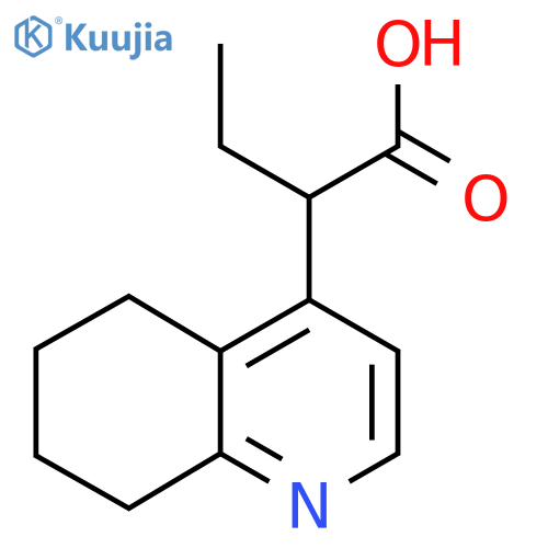 2-(5,6,7,8-tetrahydroquinolin-4-yl)butanoic acid structure