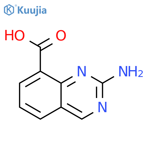2-Aminoquinazoline-8-carboxylic Acid structure