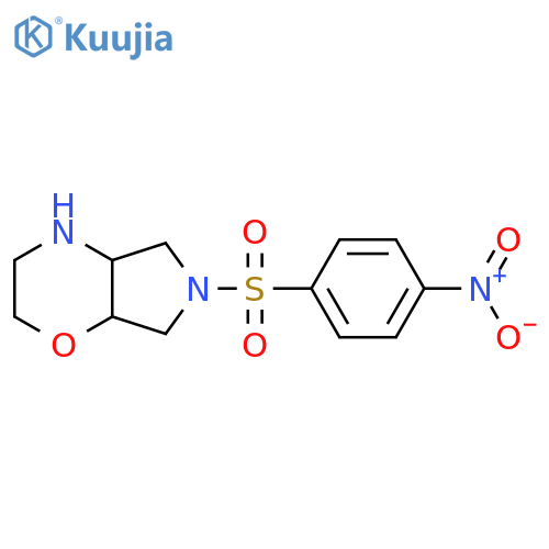 6-(4-Nitrobenzenesulfonyl)-octahydropyrrolo[3,4-b][1,4]oxazine structure