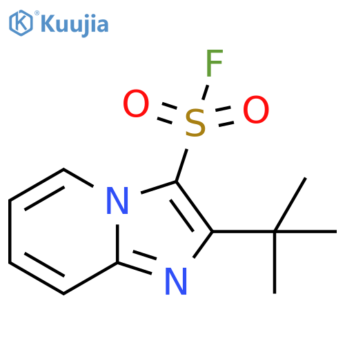 2-tert-butylimidazo1,2-apyridine-3-sulfonyl fluoride structure