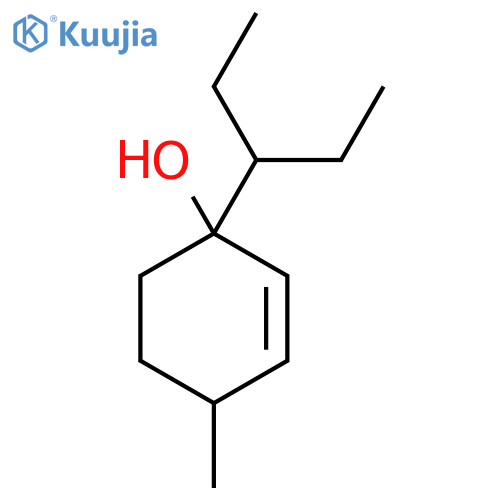 4-Methyl-1-(pentan-3-yl)cyclohex-2-en-1-ol structure