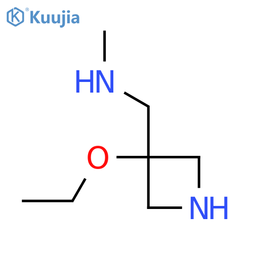 (3-ethoxyazetidin-3-yl)methyl(methyl)amine structure