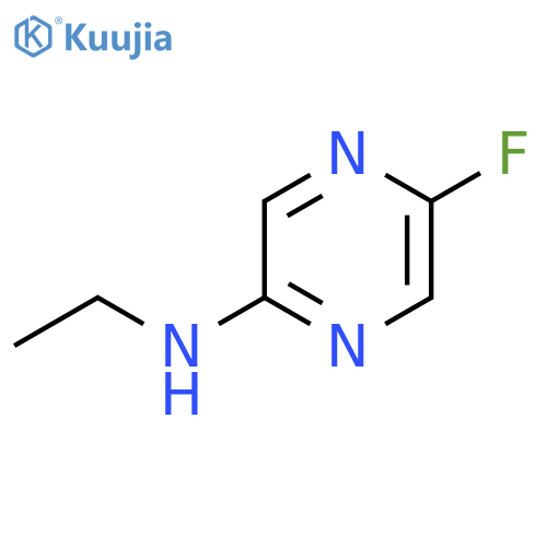 N-ethyl-5-fluoropyrazin-2-amine structure