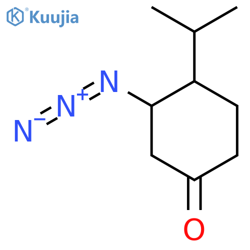 3-Azido-4-(propan-2-yl)cyclohexan-1-one structure