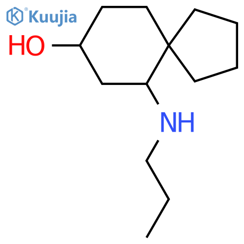 6-(Propylamino)spiro[4.5]decan-8-ol structure