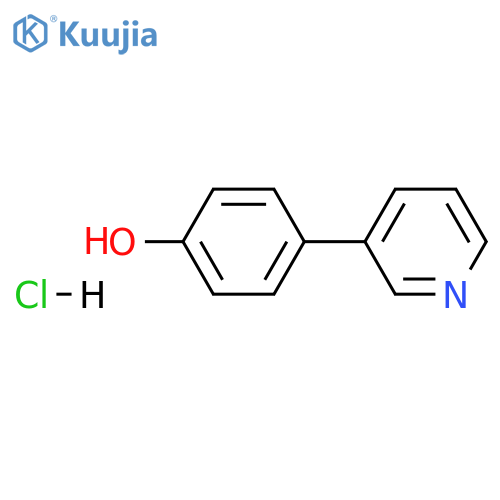 4-(pyridin-3-yl)phenol hydrochloride structure