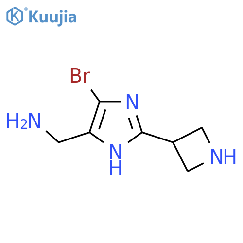 [2-(azetidin-3-yl)-4-bromo-1H-imidazol-5-yl]methanamine structure