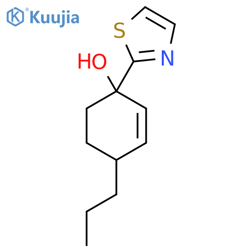 4-Propyl-1-(1,3-thiazol-2-yl)cyclohex-2-en-1-ol structure