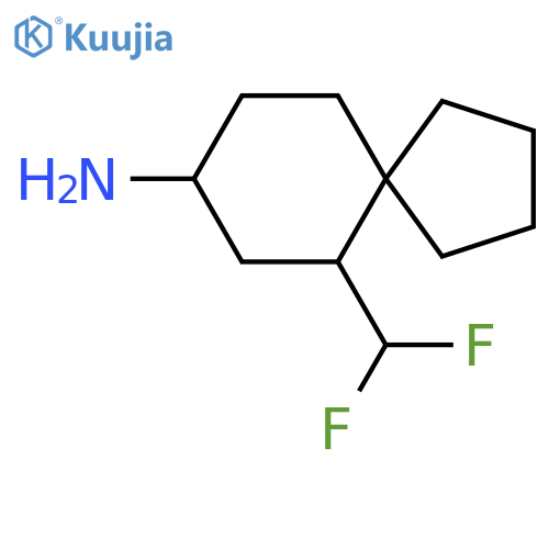 6-(Difluoromethyl)spiro[4.5]decan-8-amine structure