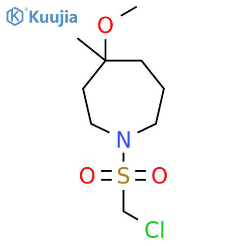 1-Chloromethanesulfonyl-4-methoxy-4-methylazepane structure
