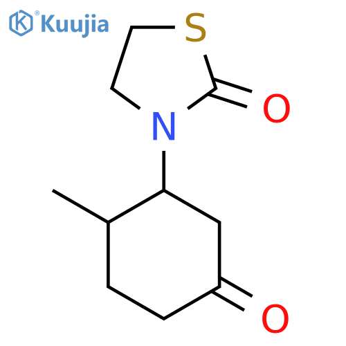 3-(2-Methyl-5-oxocyclohexyl)-1,3-thiazolidin-2-one structure