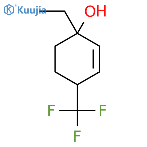 1-Ethyl-4-(trifluoromethyl)cyclohex-2-en-1-ol structure