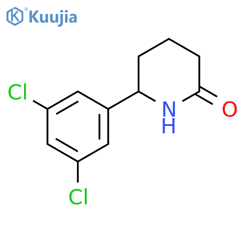 6-(3,5-Dichlorophenyl)piperidin-2-one structure