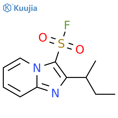 2-(butan-2-yl)imidazo1,2-apyridine-3-sulfonyl fluoride structure