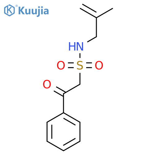 N-(2-methylprop-2-en-1-yl)-2-oxo-2-phenylethane-1-sulfonamide structure