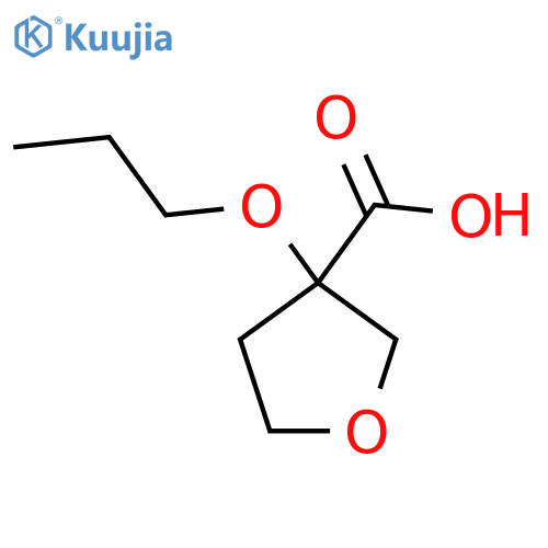 3-propoxyoxolane-3-carboxylic acid structure