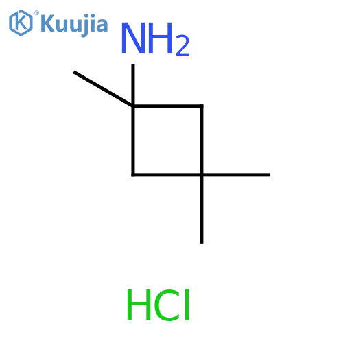 1,3,3-trimethylcyclobutan-1-amine hydrochloride structure