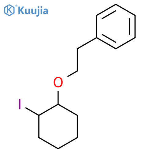 {2-(2-iodocyclohexyl)oxyethyl}benzene structure