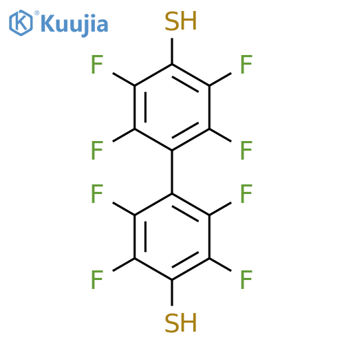octafluoro-4,4'-biphenyldithiol structure