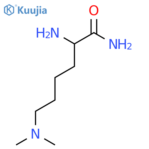 2-amino-6-(dimethylamino)hexanamide structure