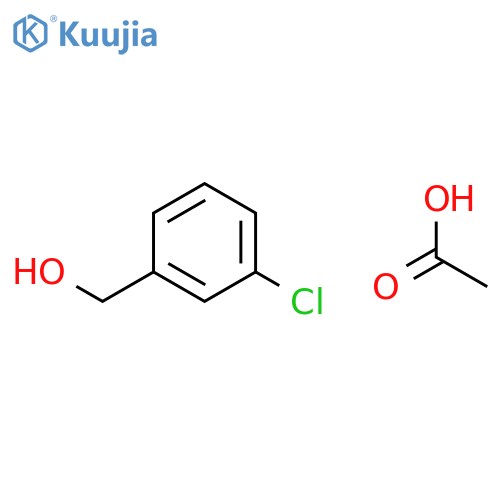 Benzenemethanol, 3-chloro-, acetate structure