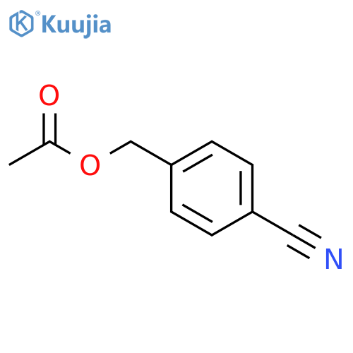 Benzonitrile, 4-[(acetyloxy)methyl]- structure