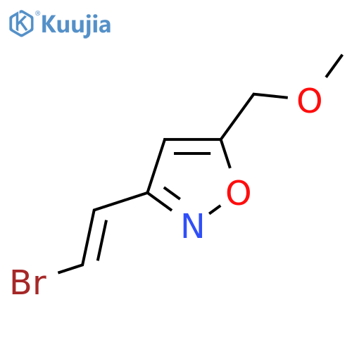 3-(2-Bromoethenyl)-5-(methoxymethyl)-1,2-oxazole structure
