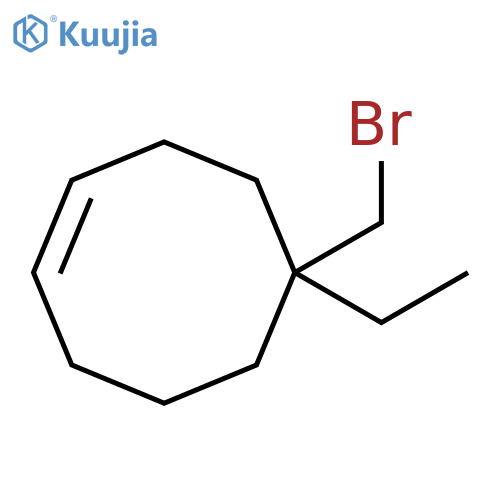 Cyclooctene, 5-(bromomethyl)-5-ethyl- structure