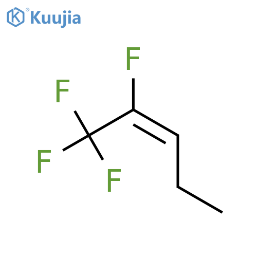 (2E)-1,1,1,2-tetrafluoropent-2-ene structure