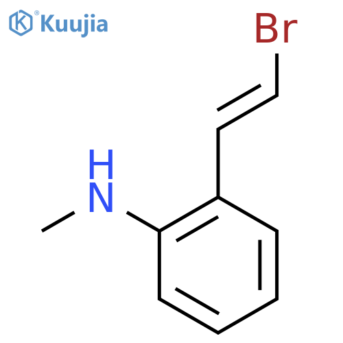 2-(2-bromoethenyl)-N-methylaniline structure