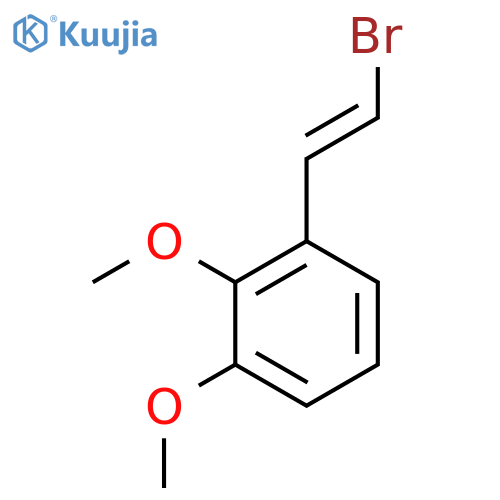 1-(2-Bromoethenyl)-2,3-dimethoxybenzene structure