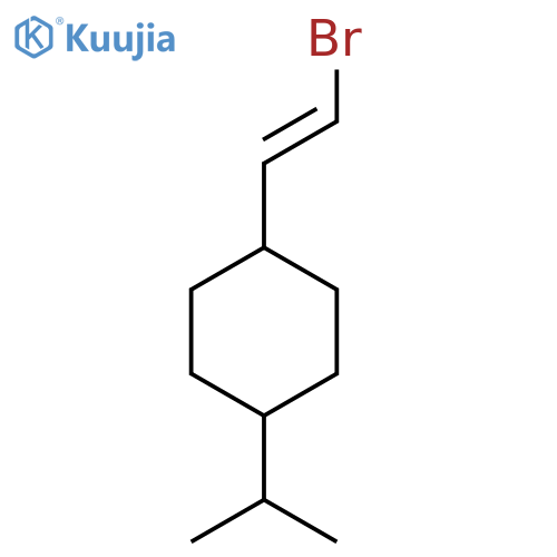 1-(2-Bromoethenyl)-4-(propan-2-yl)cyclohexane structure