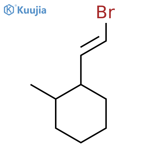1-(2-Bromoethenyl)-2-methylcyclohexane structure
