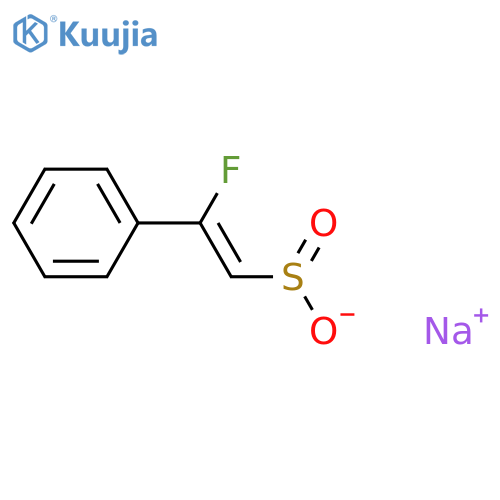 sodium (Z)-2-fluoro-2-phenylethene-1-sulfinate structure