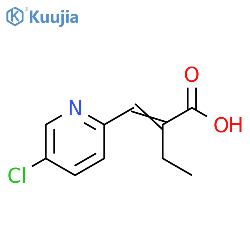 Butanoic acid, 2-[(5-chloro-2-pyridinyl)methylene]- structure