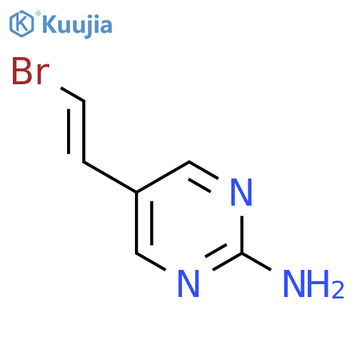 5-(2-Bromoethenyl)pyrimidin-2-amine structure