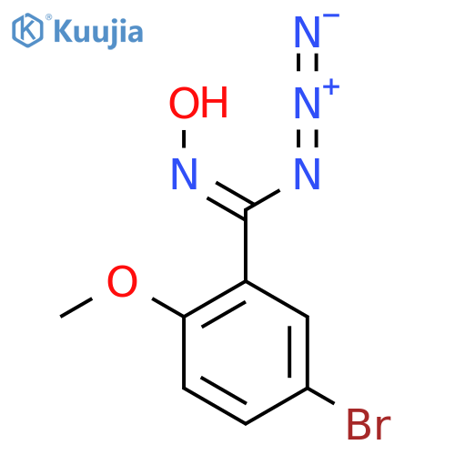 5-Bromo-2-methoxybenzene-1-carbonimidoyl azide structure