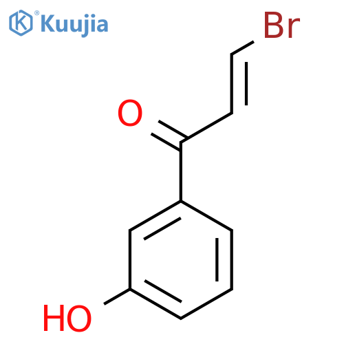 3-Bromo-1-(3-hydroxyphenyl)prop-2-en-1-one structure