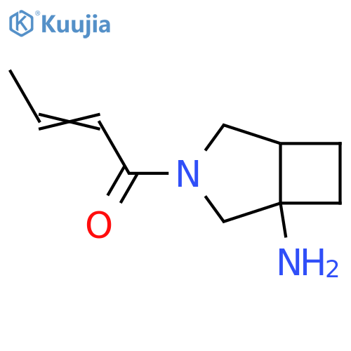 2-Buten-1-one, 1-(1-amino-3-azabicyclo[3.2.0]hept-3-yl)- structure