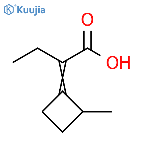 Butanoic acid, 2-(2-methylcyclobutylidene)- structure