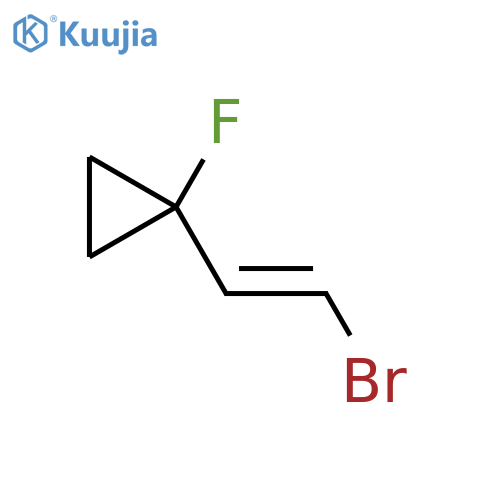 1-(2-Bromoethenyl)-1-fluorocyclopropane structure